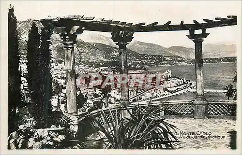 Cartes postales moderne Monte Carlo Vu du Jardin Exotique