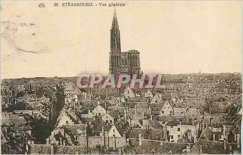 Cartes postales Strasbourg Vue Generale