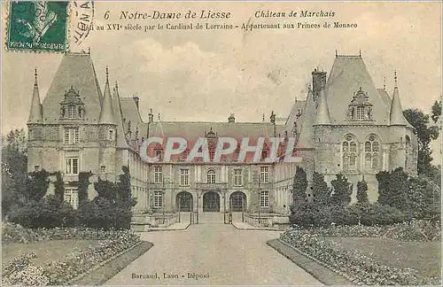 Cartes postales Notre Dame de Liesse Chateau de Marchais