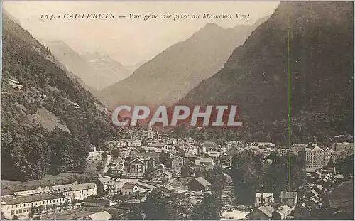 Ansichtskarte AK Cauterets Vue Generale prise du Mameton