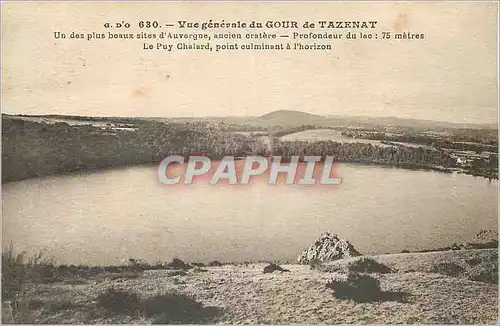 Cartes postales Vue Generale du Gour de Tazenat Un des plus Beaux sites d'Auvergne