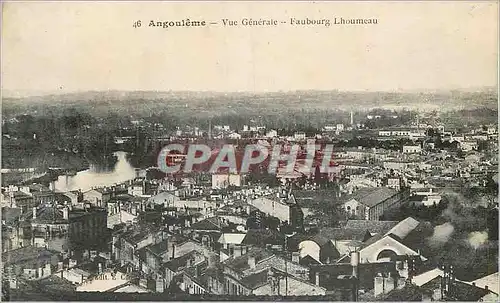 Cartes postales Angouleme Vue Generale Faubourg Lhoumeau