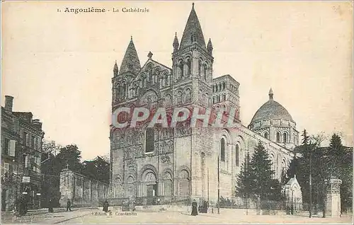 Cartes postales Angouleme La Cathedrale