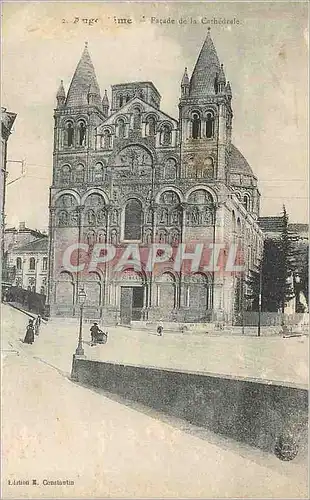 Cartes postales Angouleme Facade de la Cathedrale