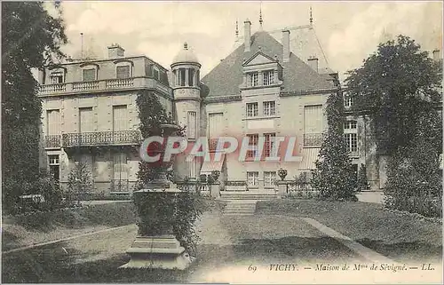 Cartes postales Vichy Maison de Mme de Sevigne