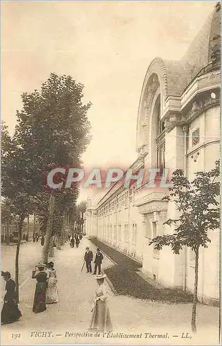 Cartes postales Vichy Perspective de l'Etablissement Thermal