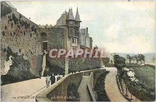 Cartes postales Granville Les Boulevard de la Porte des Morts