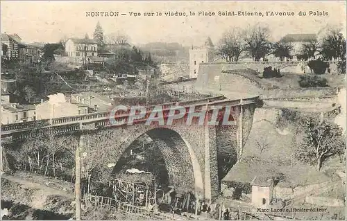 Ansichtskarte AK Nontron Vue sur le Viaduc La Place Saint Etienne L'Avenue du Palais