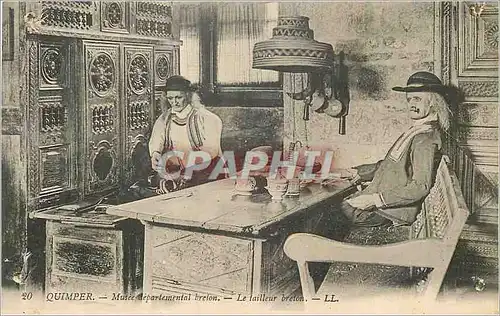 Cartes postales Quimper Musee Departemental Breton Le Tailleur Breton