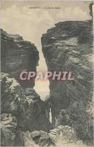 Cartes postales Carteret Le pas du Geant