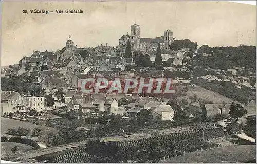 Cartes postales Vezelay Vue Generale
