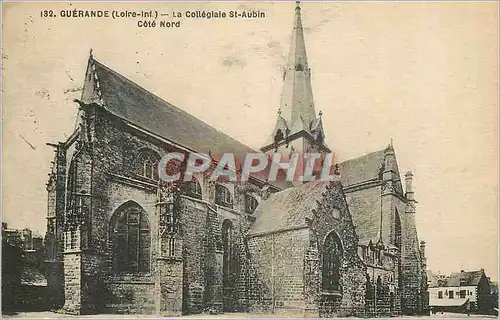 Cartes postales Guerande (Loire Inf) La Collegiale St Aubin Cote Nord