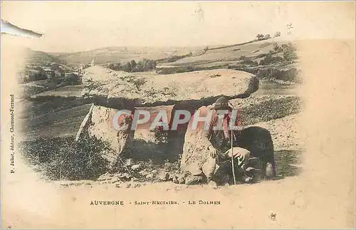 Ansichtskarte AK Auvergne Saint Nectaire Le Dolmen Berger