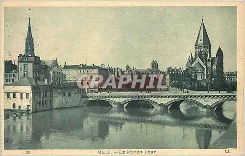 Cartes postales Metz Le Moven Pont