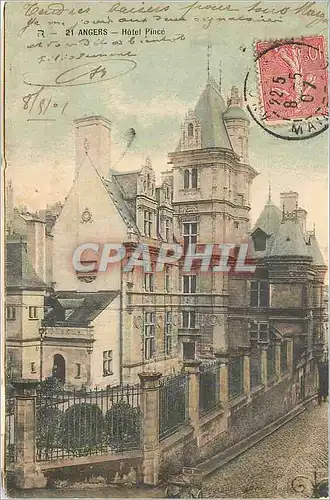 Cartes postales Angers Hotel Pince