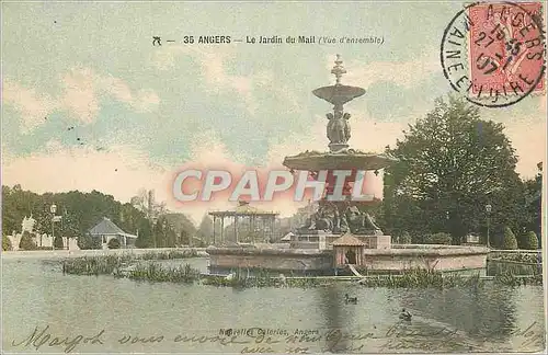 Cartes postales Angers Le Jardin du Mail (Vue d'Ensemble)