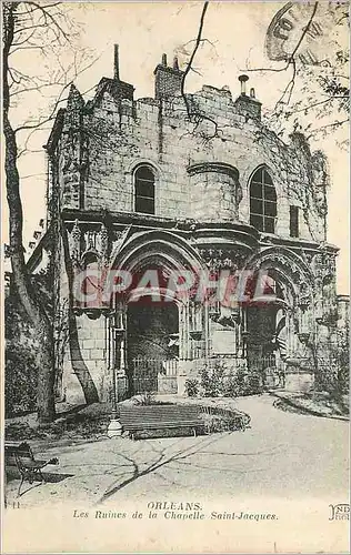 Ansichtskarte AK Orleans Les Ruines de la Chapelle Saint Jacques