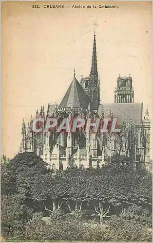Cartes postales Orleans Abside de la Cathedrale