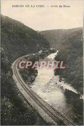 Cartes postales Gorges de la Cere Arret de Siran