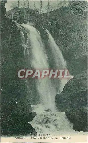 Cartes postales Cantal L'Auvergne Cascade de la Roucole