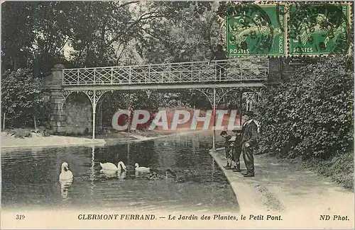 Ansichtskarte AK Clermont Ferrand Le Jardin des Plantes Le Petit Pont