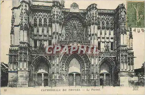 Ansichtskarte AK Cathedrale de Troyes Le Portait