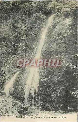 Cartes postales Cantal Cascade du Lioran (alt 1550 m)