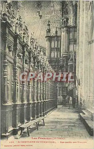 Cartes postales St Bertrand de Comminges Les Pyrenees Bas Cotes des Stalles Orgue
