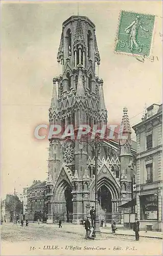 Cartes postales Lille L'Eglise Sacre Coeur