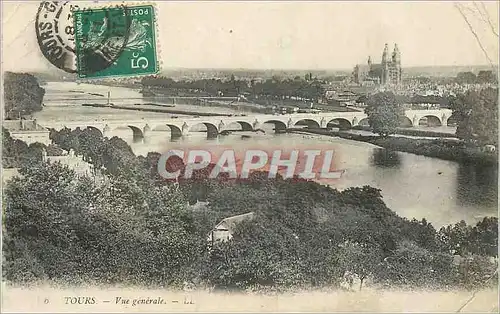 Cartes postales Tours Vue Generale