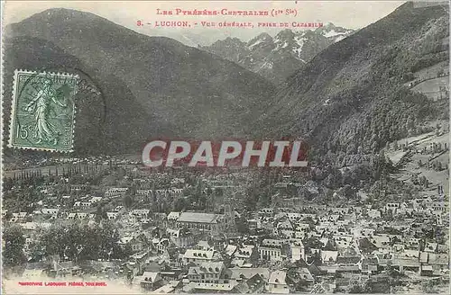 Ansichtskarte AK Luchon Les Pyrenees Centrales Vue Generale