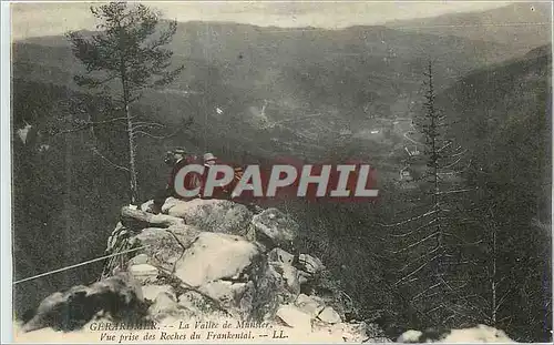 Cartes postales Gerardmer La Vallee de Munster Vue prise des Roches du Frankental