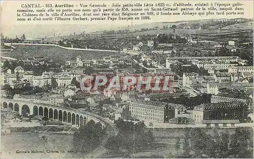Cartes postales Cantal Aurillac Vue Generale
