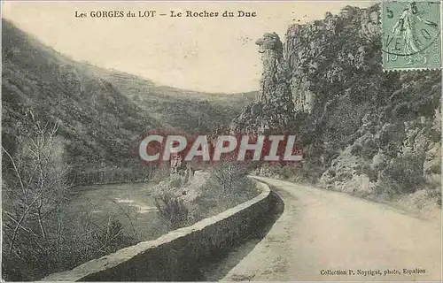 Ansichtskarte AK Les Gorges du Lot Le Rocher du Duc