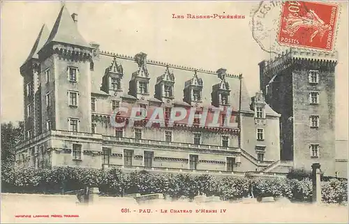 Cartes postales Pau le Chateau d'Henri IV