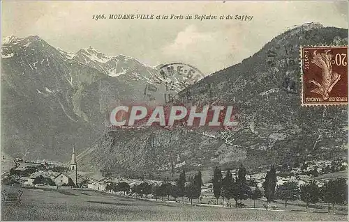 Ansichtskarte AK Modane Ville et les Forts du Replaton et du Sappey