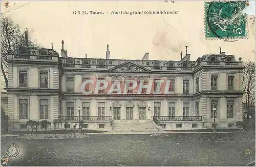 Cartes postales Tours Hotel du Grand Commandement