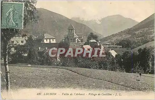 Ansichtskarte AK Luchon l'Allee de l'Arboust Village de Castillon