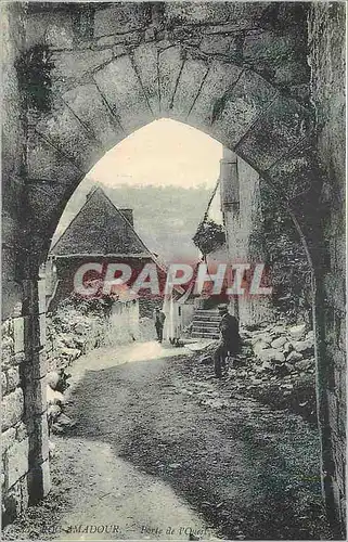 Cartes postales Roc Amadour Porte de l'Ouest
