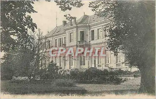 Cartes postales Agen la Prefecture Cote du Parc