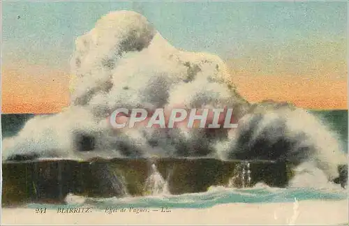 Cartes postales Biarritz Effet de Vagues