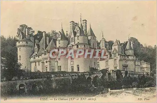 Ansichtskarte AK Usse Le Chateau (XVe et XVIe Siecles)