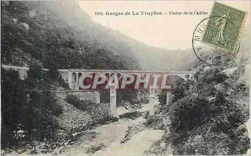 Ansichtskarte AK Gorges de la Truyere Viaduc de la Cadene