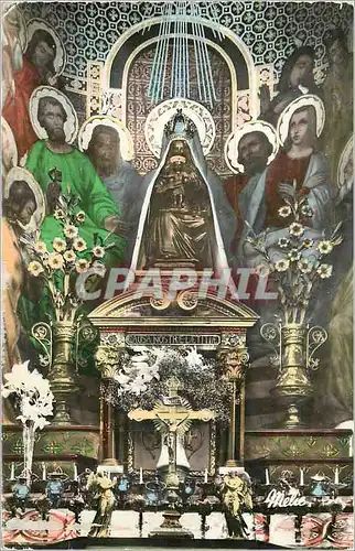 Cartes postales moderne Notre Dame de Liesse (Aisne) La Statue de la Vierge
