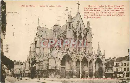 Cartes postales Troyes (Aube) Eglise St Urbain