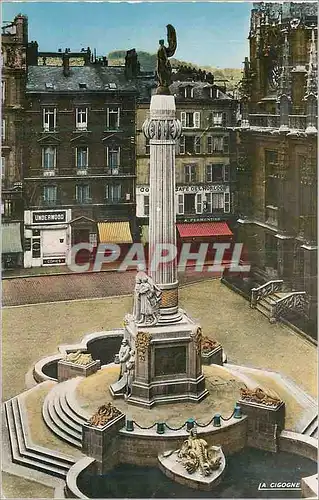 Cartes postales moderne Rouen (Seine Inferieure) Monument de la Victoire Underwood Cafe de l'horloge