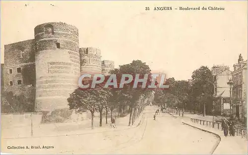 Cartes postales Angers Boulevard du Chateau