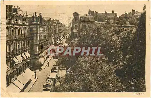 Cartes postales Toulouse Pyrenees Ocean La Rue d'Alsace Lorraine Tramway