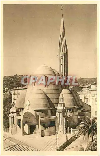 Ansichtskarte AK Nice (A M) Cote d'Azur Artistique Exterieur de l'Eglise Sainte Jeanne d'Arc