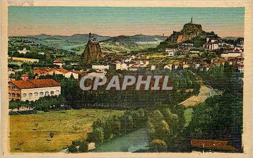 Cartes postales Puy Vue Generale prise du Rocher d'Espaly